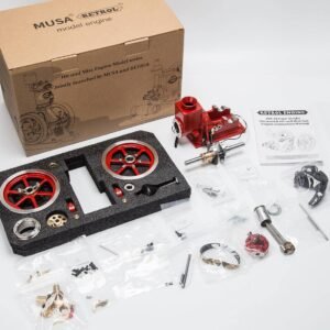 Engine Model RETROL HM-01 Horizontal Hit and Miss Engine Model with Ignition Kit and Base Set