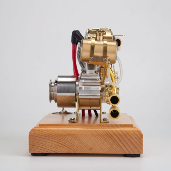 RETROL 4.2CC Mini OHV V-Twin Double-cylinder Four-stroke Gasoline Engine Internal Combustion Engine Model for Motorcycle