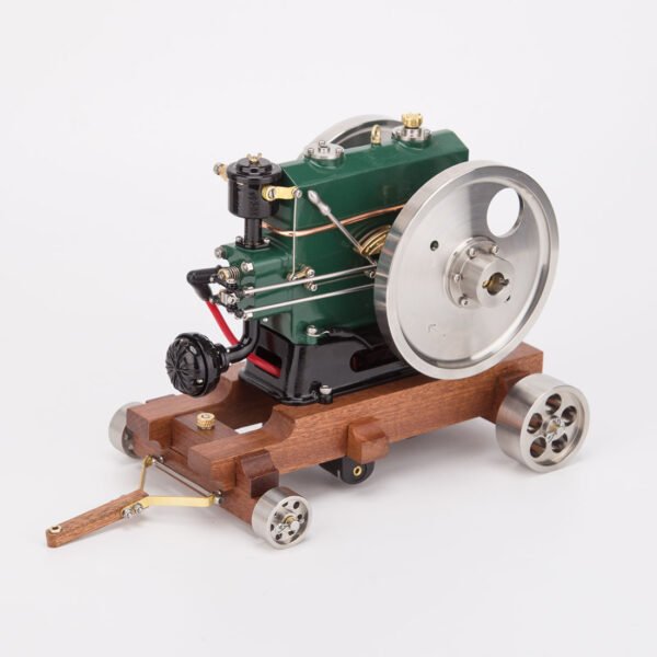 RETROL&OKMO 1/8 Scale 3.6CC Mini Vintage Single Cylinder Four-Stroke Gasoline Engine Model