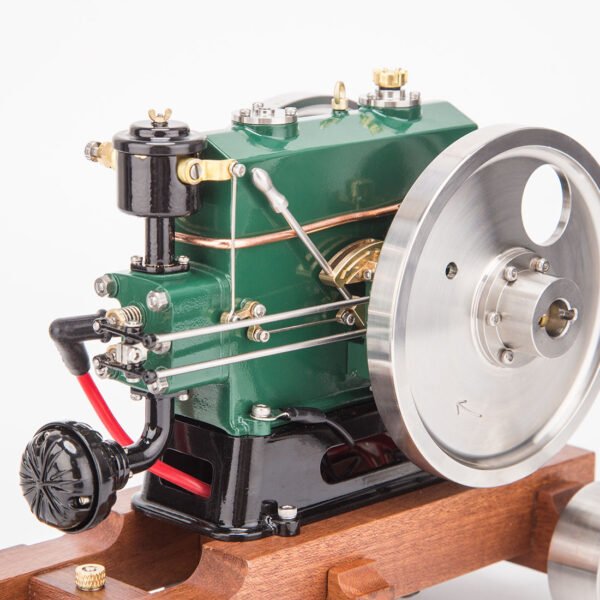 RETROL&OKMO 1/8 Scale 3.6CC Mini Vintage Single Cylinder Four-Stroke Gasoline Engine Model