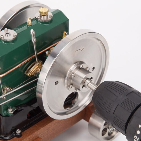 RETROL&OKMO 1/8 Scale 3.6CC Mini Vintage Single Cylinder Four-Stroke Gasoline Engine Model