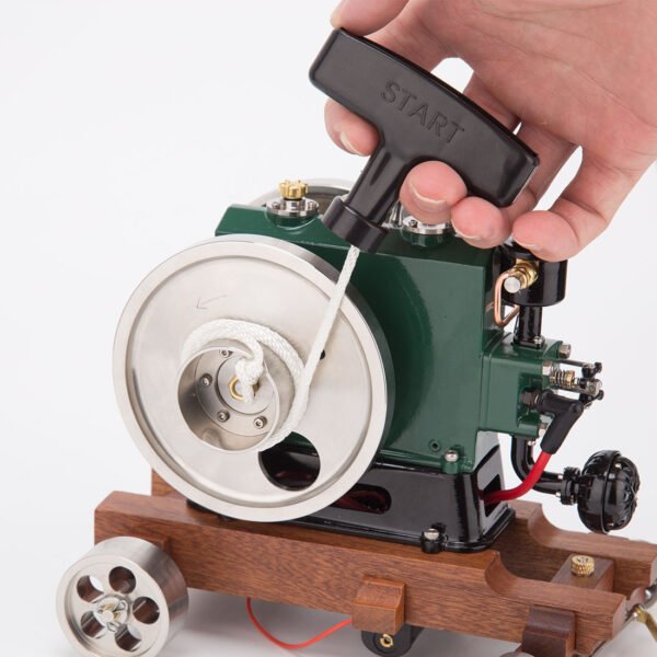 RETROL&OKMO 1/8 Scale 3.6CC Mini Vintage Single Cylinder Four-Stroke Gasoline Engine Model