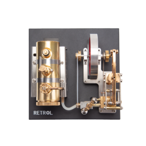 aRETROL SE-01 Full Metal Stationary Beam Steam Engine Model and Horizontal Boiler Kit