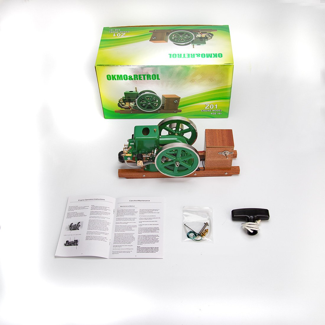 Morse Z01 Throttling Governor Single-Cylinder 4-Stroke Gasoline Internal Combustion Engine Model - Image 3