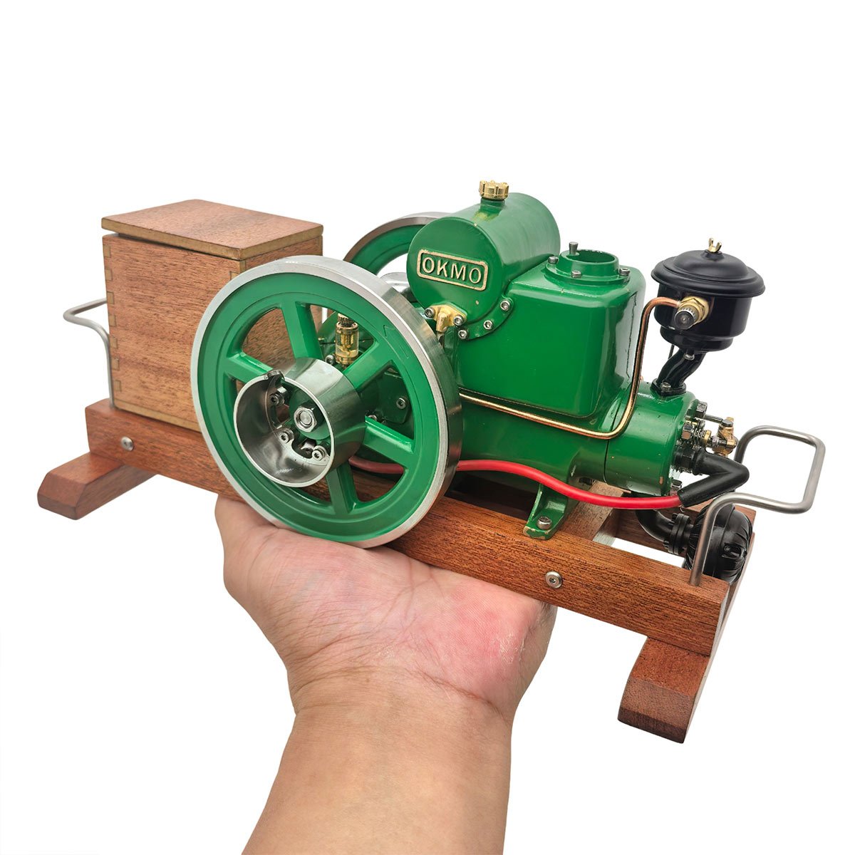 1110 Miniature 4-Stroke Water-Cooled Horizontal Gasoline Internal Combustion Engine Model - Image 12