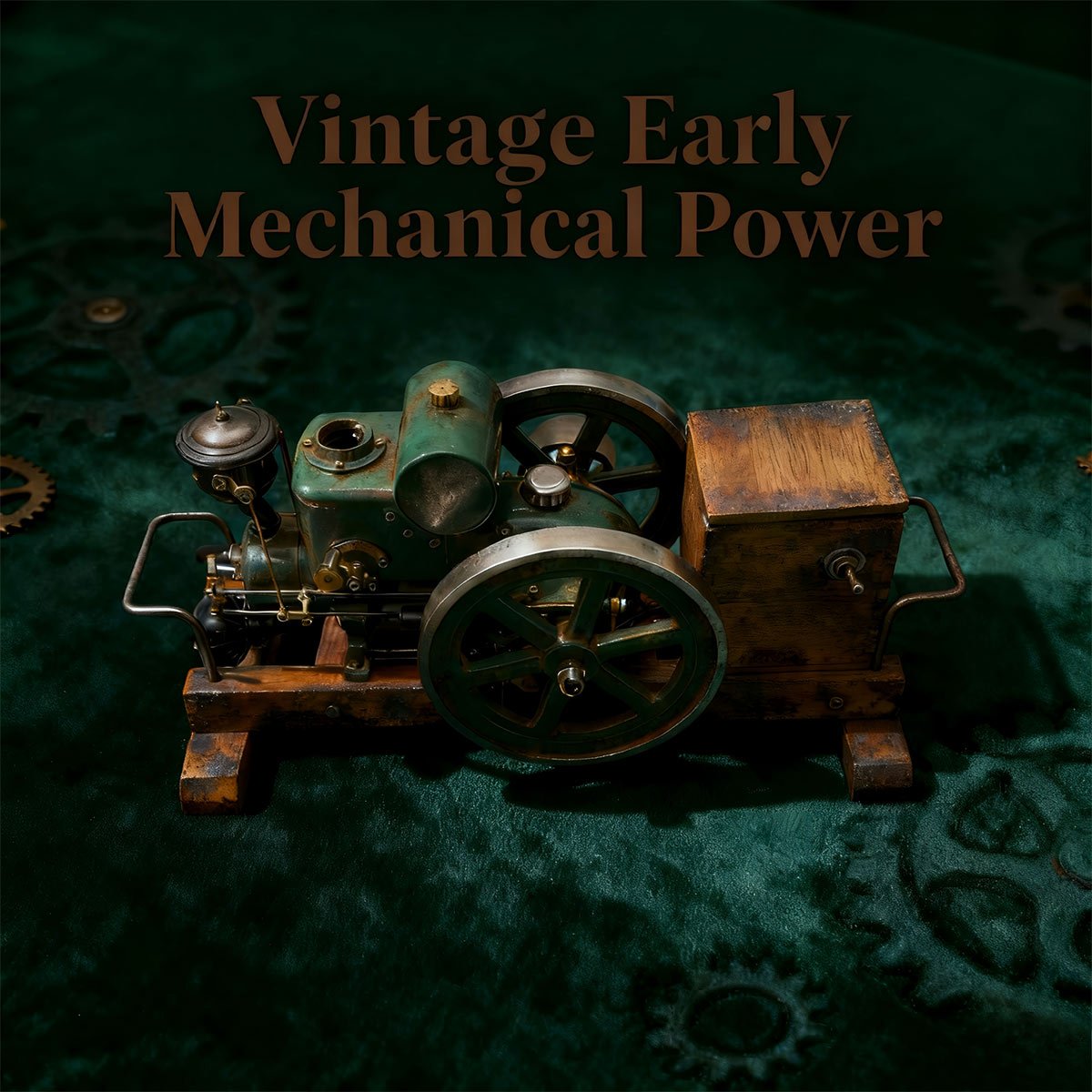 1110 Miniature 4-Stroke Water-Cooled Horizontal Gasoline Internal Combustion Engine Model - Image 13