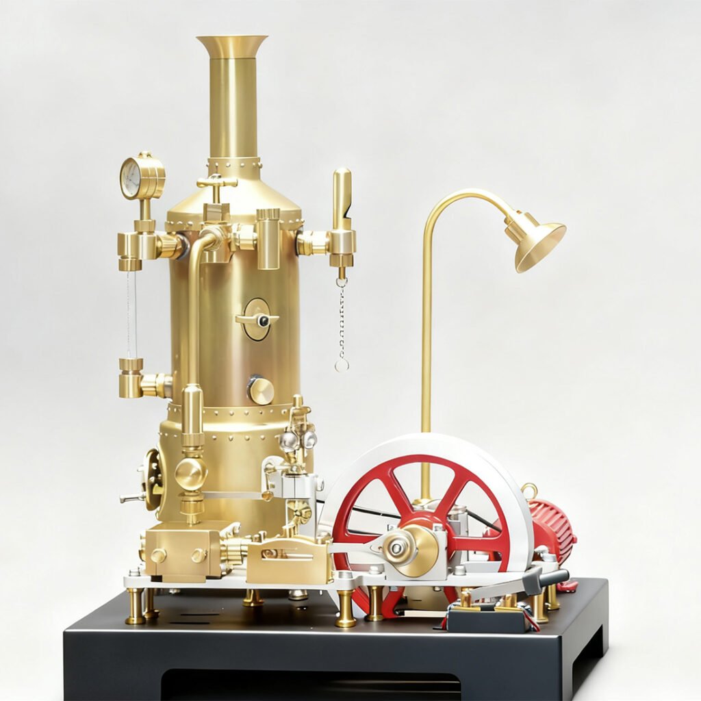 Consort Model Steam Engine SE-03 Working Stationary Mill Steam Engine Model Kit with Boiler ...