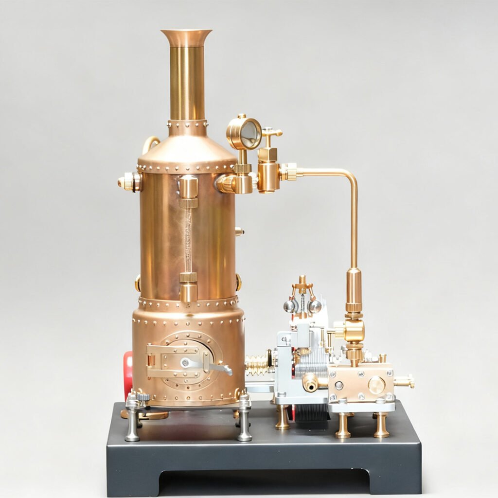 SE-03 Working Stationary Mill Steam Engine Model Kit with Boiler ...