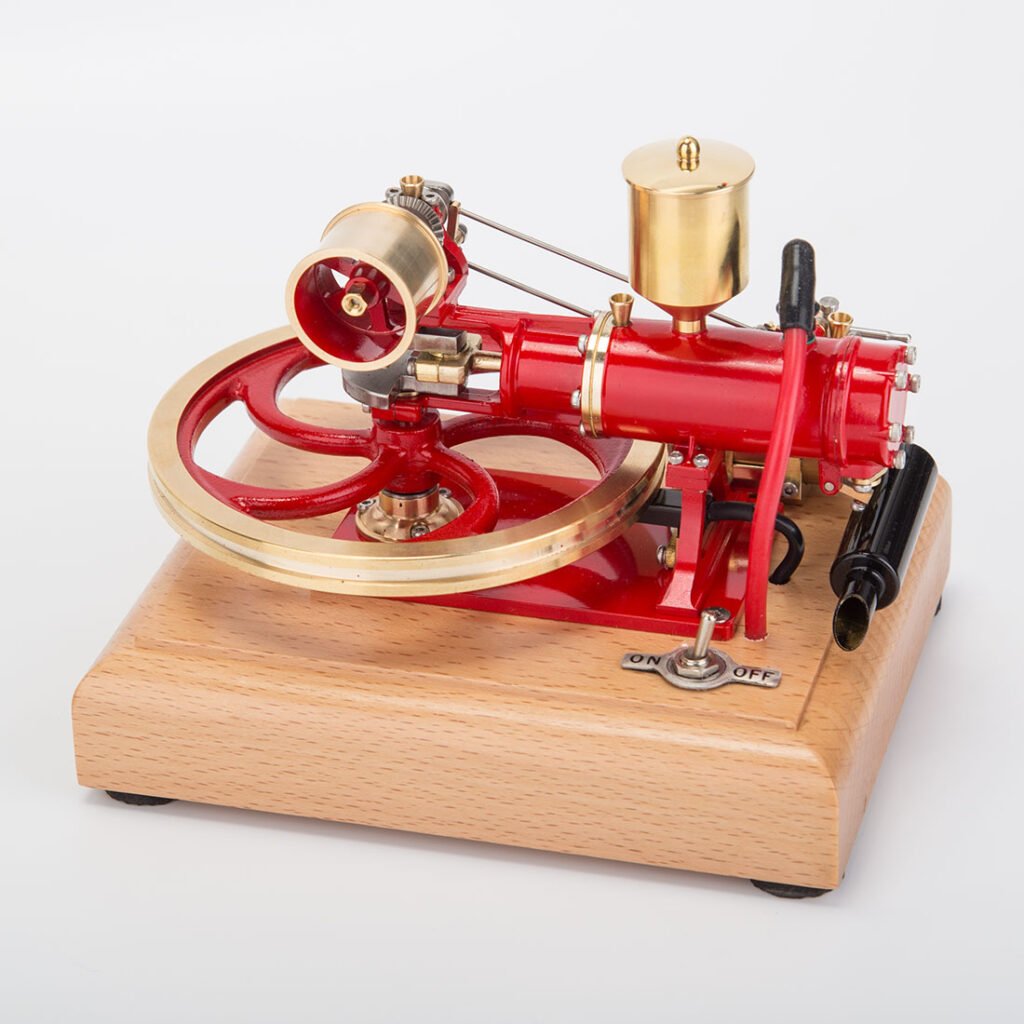 SE-03 Working Stationary Mill Steam Engine Model Kit with Boiler ...