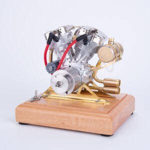retrol 4.2cc ohv v twin cylinder four stroke motorcycle gasoline internal combustion engine model — r32 panhead shovelhead transition version