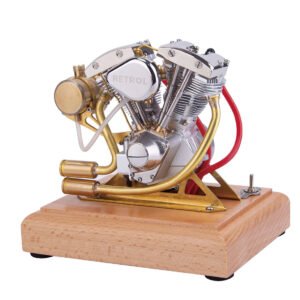 retrol 4.2cc ohv v twin cylinder four stroke gasoline engine model — r31 shovelhead version