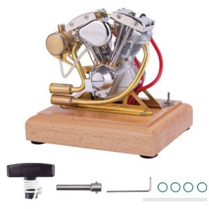 retrol 4.2cc ohv v twin cylinder four stroke gasoline engine model — r31 shovelhead version