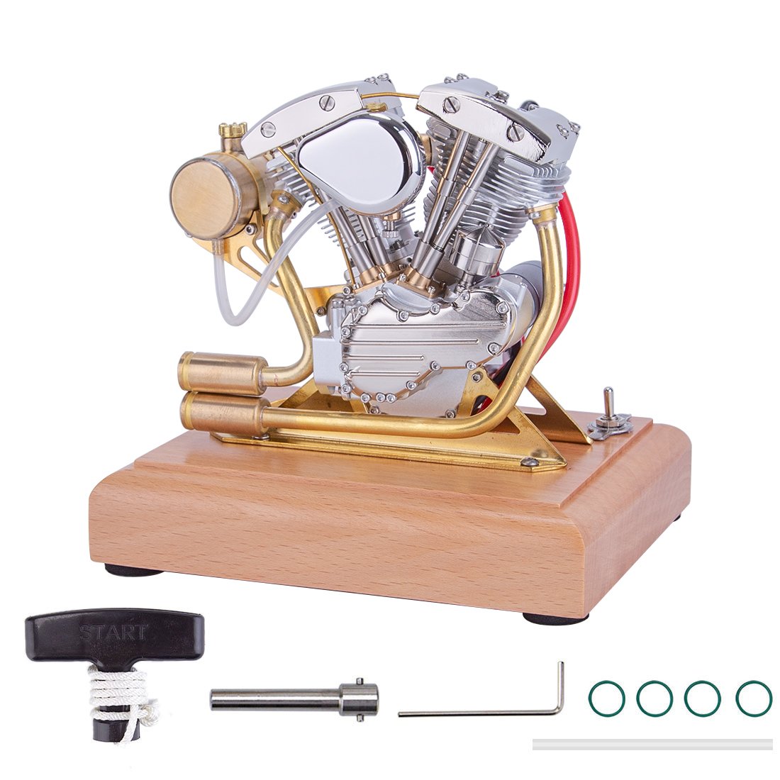 retrol 4.2cc ohv v twin cylinder four stroke motorcycle gasoline internal combustion engine model — r32 panhead shovelhead transition version retrol 4.2cc ohv v twin cylinder four stroke motorcycle gasoline internal combustion engine model — r32 panhead shovelhead transition version
