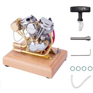 retrol 4.2cc ohv v twin cylinder four stroke gasoline engine model — r30 panhead version