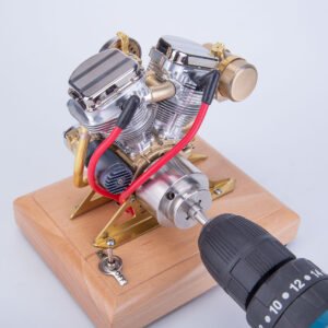 retrol 4.2cc ohv v twin cylinder four stroke gasoline engine model — r30 panhead version