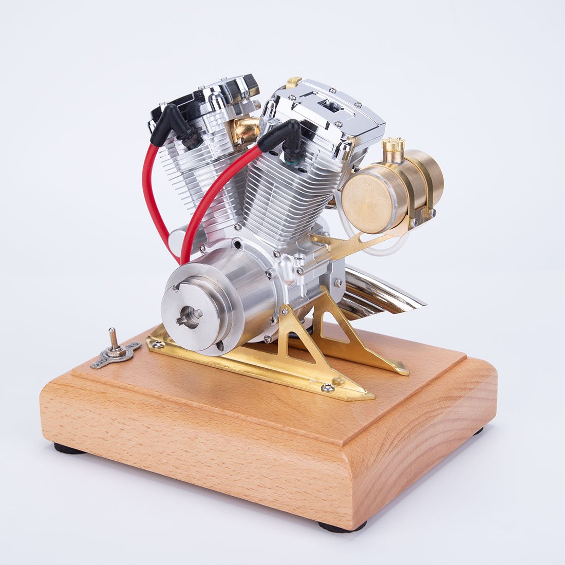 retrol ohv 4.2cc v twin four stroke gasoline engine mini retro motorcycle internal combustion engine model (rtr version) — r34 evo version retrol ohv 4.2cc v twin four stroke gasoline engine mini retro motorcycle internal combustion engine model (rtr version) — r34 evo version